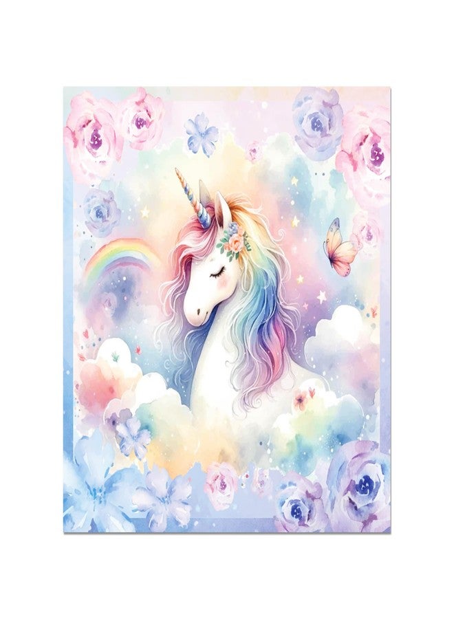 Lide Road Unicorn Balloons Party Plates & Napkins for 24 Guests, 64 Pcs, Multicolor, Paper, Cartoon, Kids' Party Supplies - Image 2